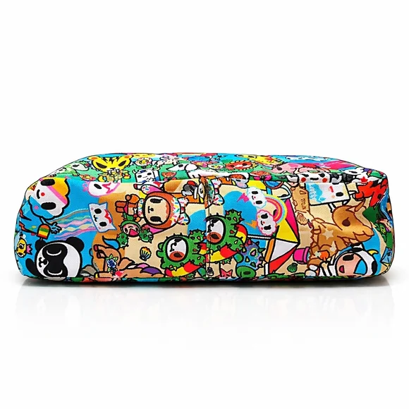 LIMITED EDITION Tokidoki Canvas Tote Bag w/ Unicorn BAG CHARM - Picture 5 of 10